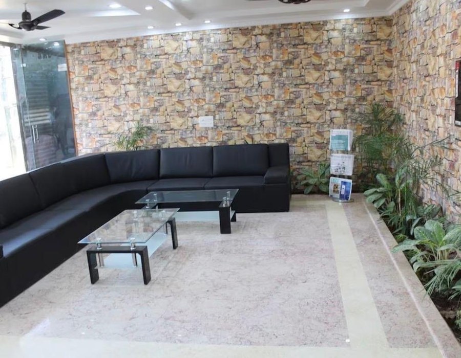 Lobby lounge seating area